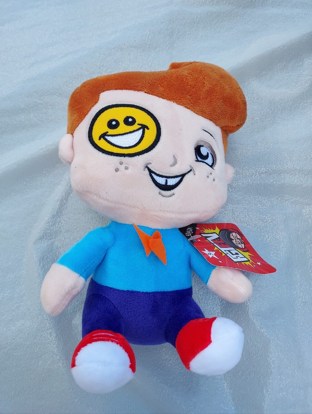 Funnel Boy From Fgteev Blue & Red Kids Plush Character Toy